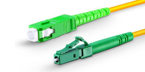 Cablematic Fiber Optic Cable SC/PC auf SC/APC-Duplex Singlemode 9/125 von 1 m